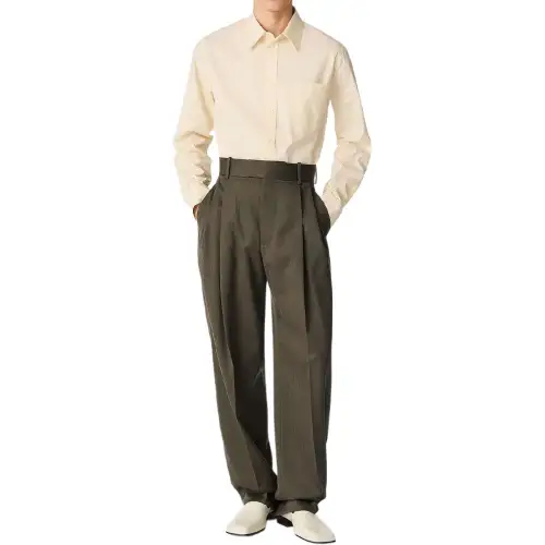 Bottega Veneta SS25 Casual Pants Men's Green