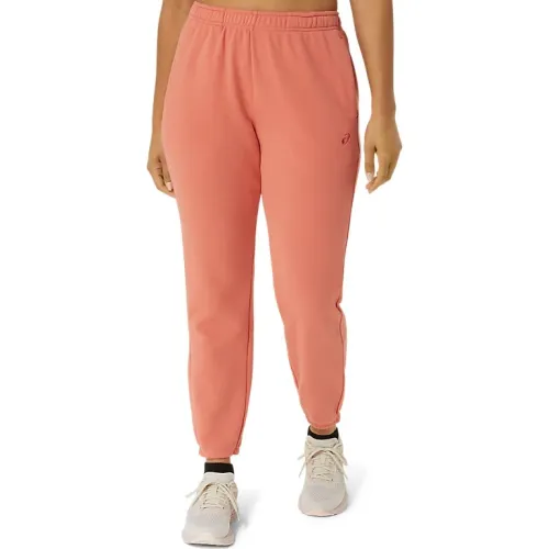 Asics Knitted Sweatpants Women's Desert Red