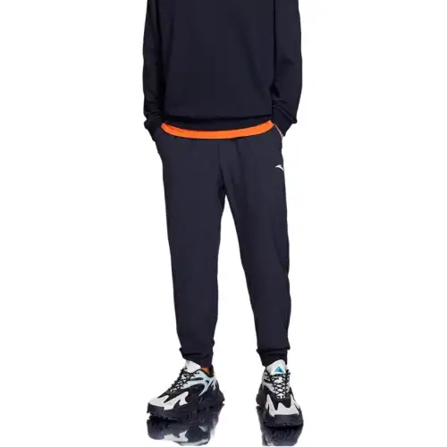 Anta Sports Life Collection Knitted Sweatpants Men's Basic Black