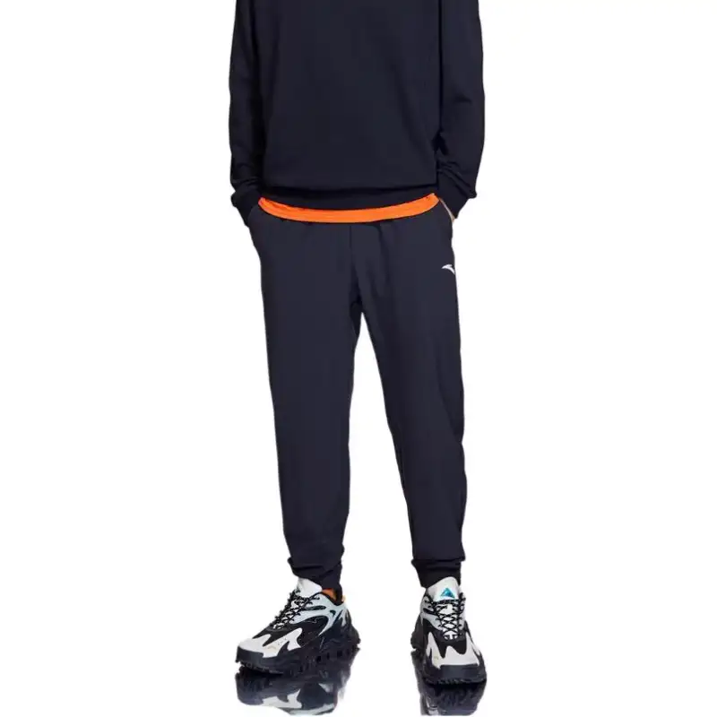 Anta Sports Life Collection Knitted Sweatpants Men's Basic Black
