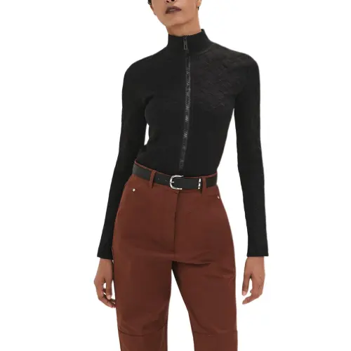 HERMES Jackets & Coats Women's Black