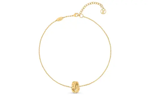 LOUIS VUITTON NANOGRAM Metal Necklaces Women's Gold