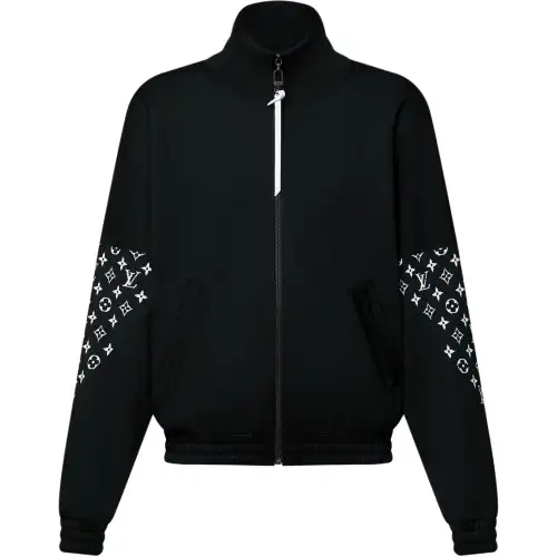 Louis Vuitton Monogram Accent Knit Jacket