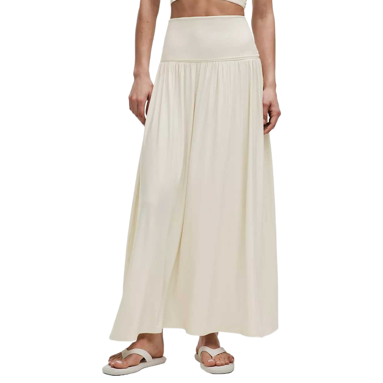 Lululemon Lululemon Nulu™ fabric 2-in-1 Maxi Dress soft solid color slim long casual dress for women