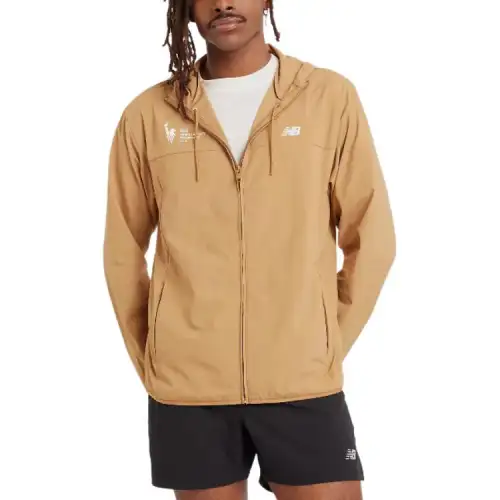 New Balance NYC MarathonAthletics Woven Jacket Men's Earth Yellow