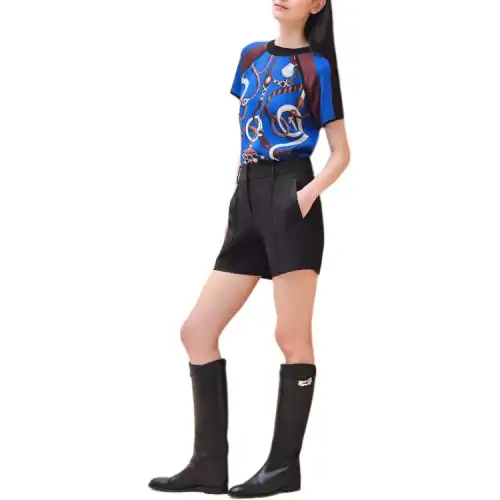 HERMES Casual Shorts Women's Black