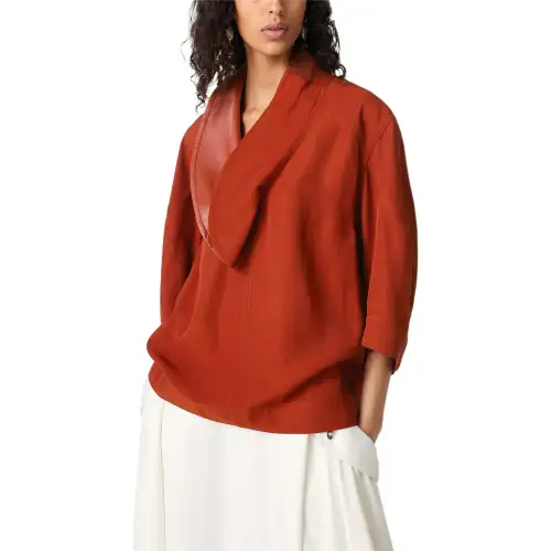 Bottega Veneta Long Sleeved Relaxed Fit Shirt