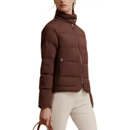 HERMES FW24 Down Jacket Women's Red Sielle