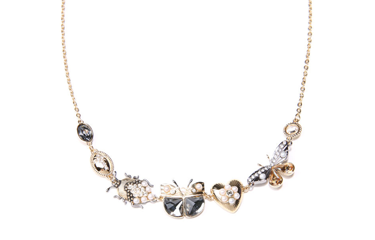 Женские очки Swarovski Magnetic (золотые)