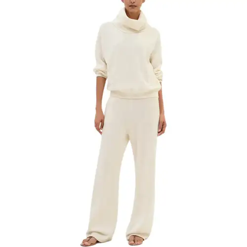 HERMES Casual Pants Women's White