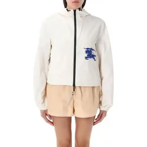 Burberry Ekd Printed Hooded Drawstring Jacket