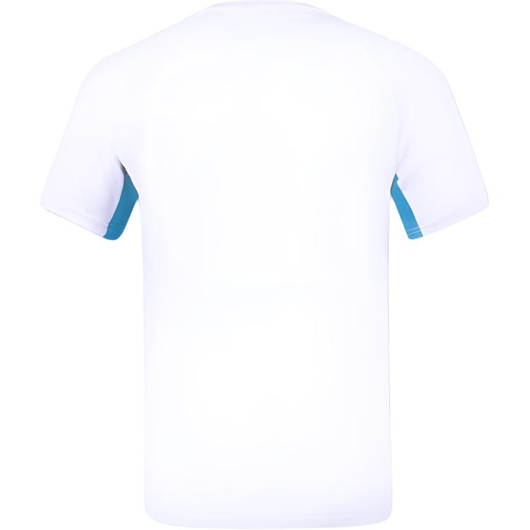 KUMPOO Badminton Jersey Unisex White