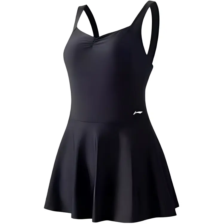 Li Ning Sports Series Swim Dresses & Skirts Women's Night Black
