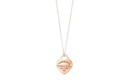 TIFFANY & CO. Return To Tiffany Collection 18K Rose Gold Necklaces Women's
