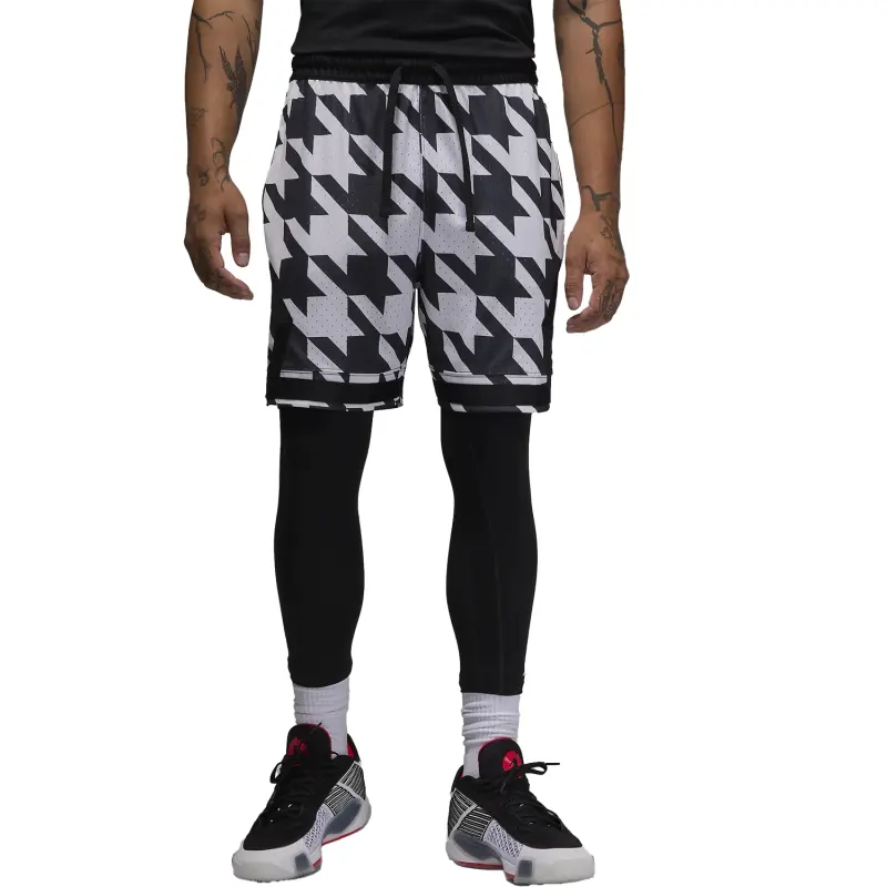 Jordan SportDri FIT Diamond Printed Shorts Casual Shorts Unisex White/Black