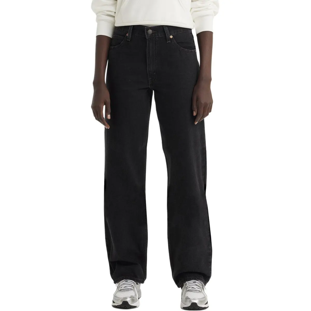 Levi's Jeans Women's Black Moderate Straight Fit Pants