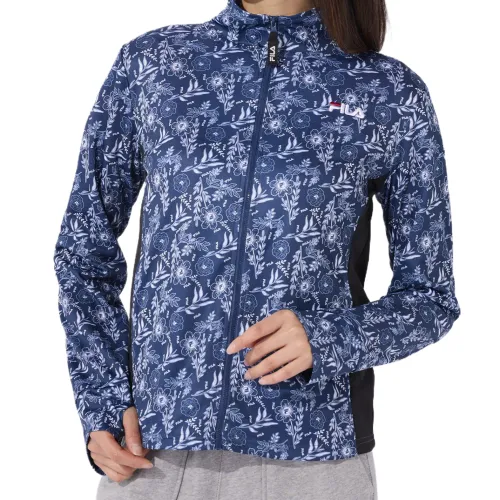FILA Jackets Women's Marine Blue Turtleneck Moderate Other