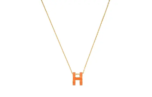 HERMES POP H Necklaces Women's Gold Chain