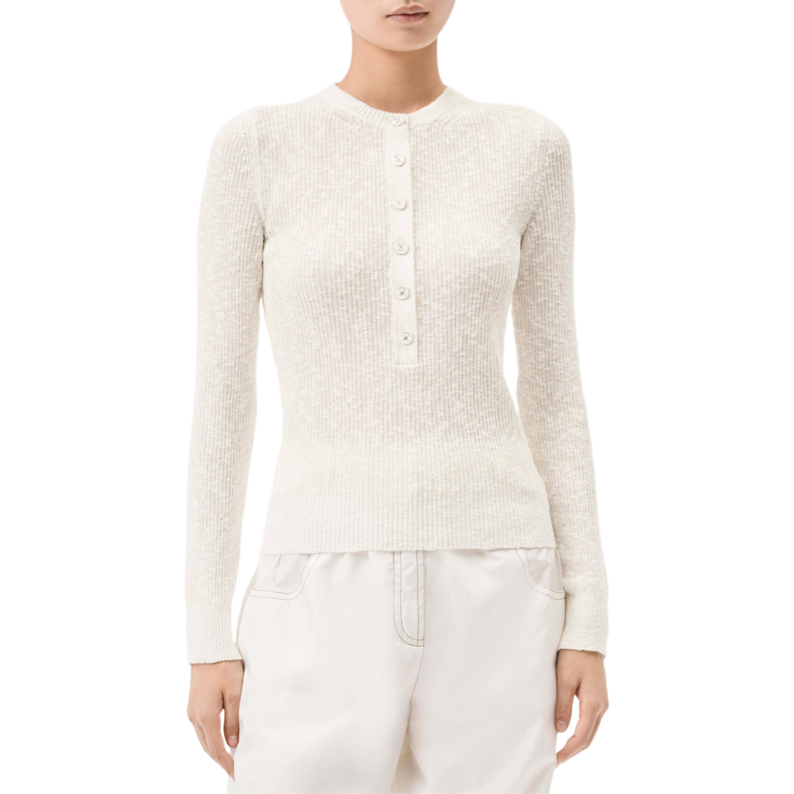 CHANEL 25M Knitwear Women's White
