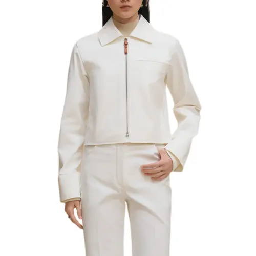 HERMES Jackets & Coats Women's White