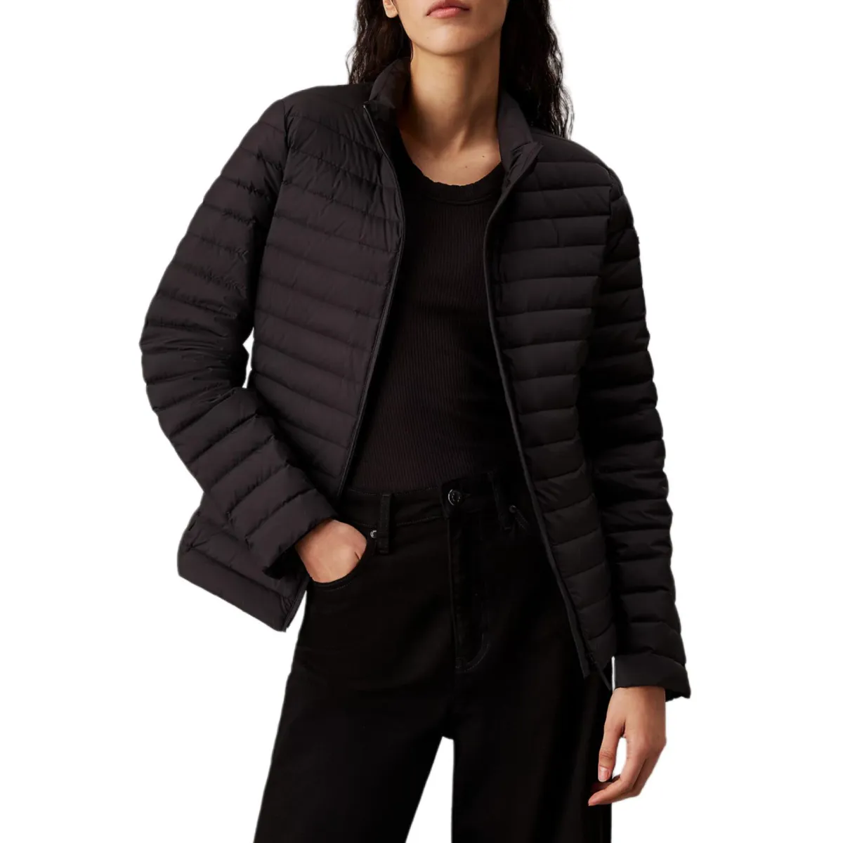 CALVIN KLEIN Jackets & Coats Europe Version Women's Black