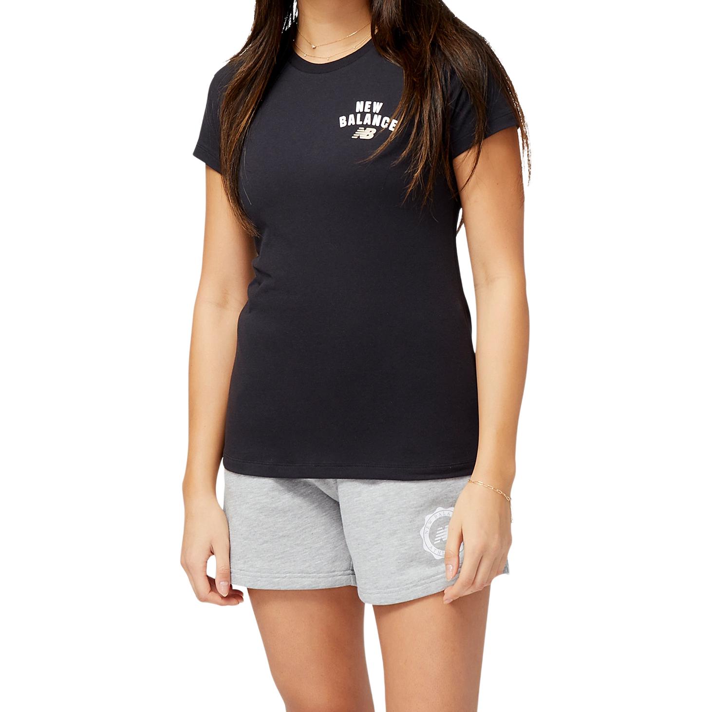 Женская футболка New Balance Tee (черная)