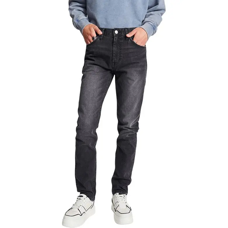 Lee Jeans Men's Black Classic Moderate Tapered Pants