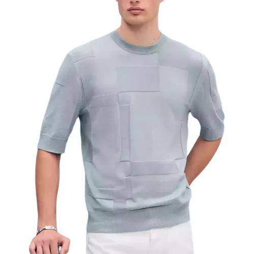HERMES Cashmere Sweater Men's Cyan