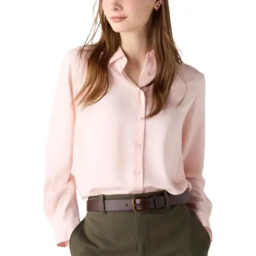 UNIQLO Shirts Women's Pink Lapel Moderate Other