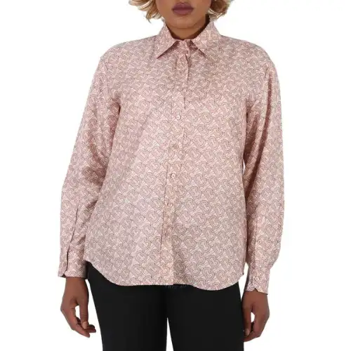 Burberry Shirts Women's Pink Lapel Moderate Other