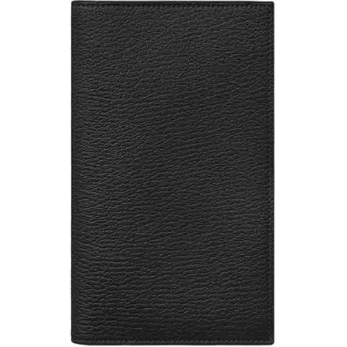 HERMES Vision II Simple Mysore Goat Skin Storage Bag Unisex 89 Noir Black