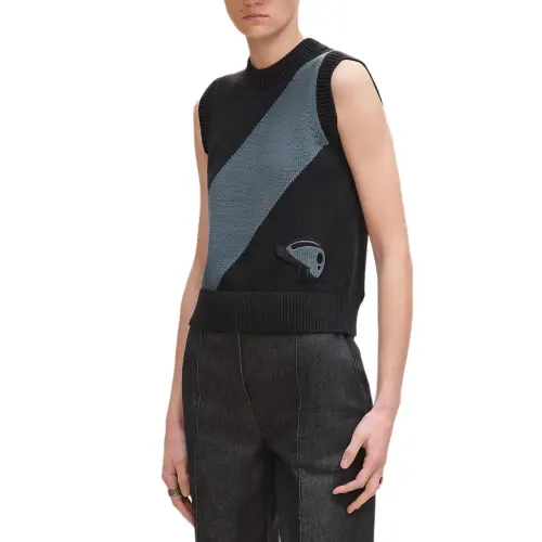 HERMES FW25 Tank Top Women's Marine Blue