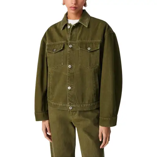 Bottega Veneta SS25 Jackets & Coats Women's Olive Green