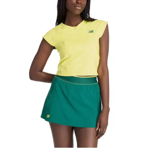 New Balance Tournament FW24 T Shirt Women's Yellow