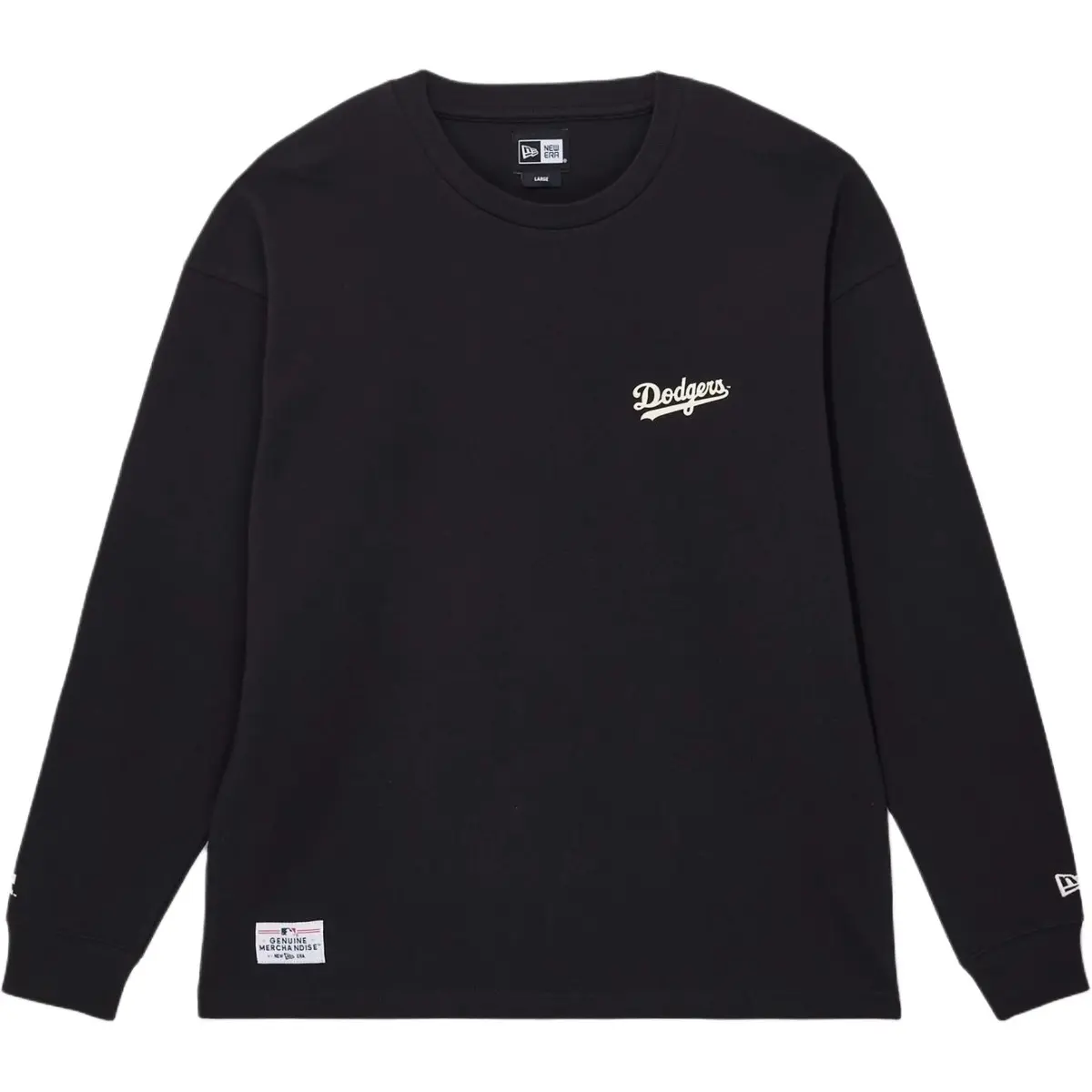 New Era X MLB T-Shirts Unisex Black Crew Neck Moderate