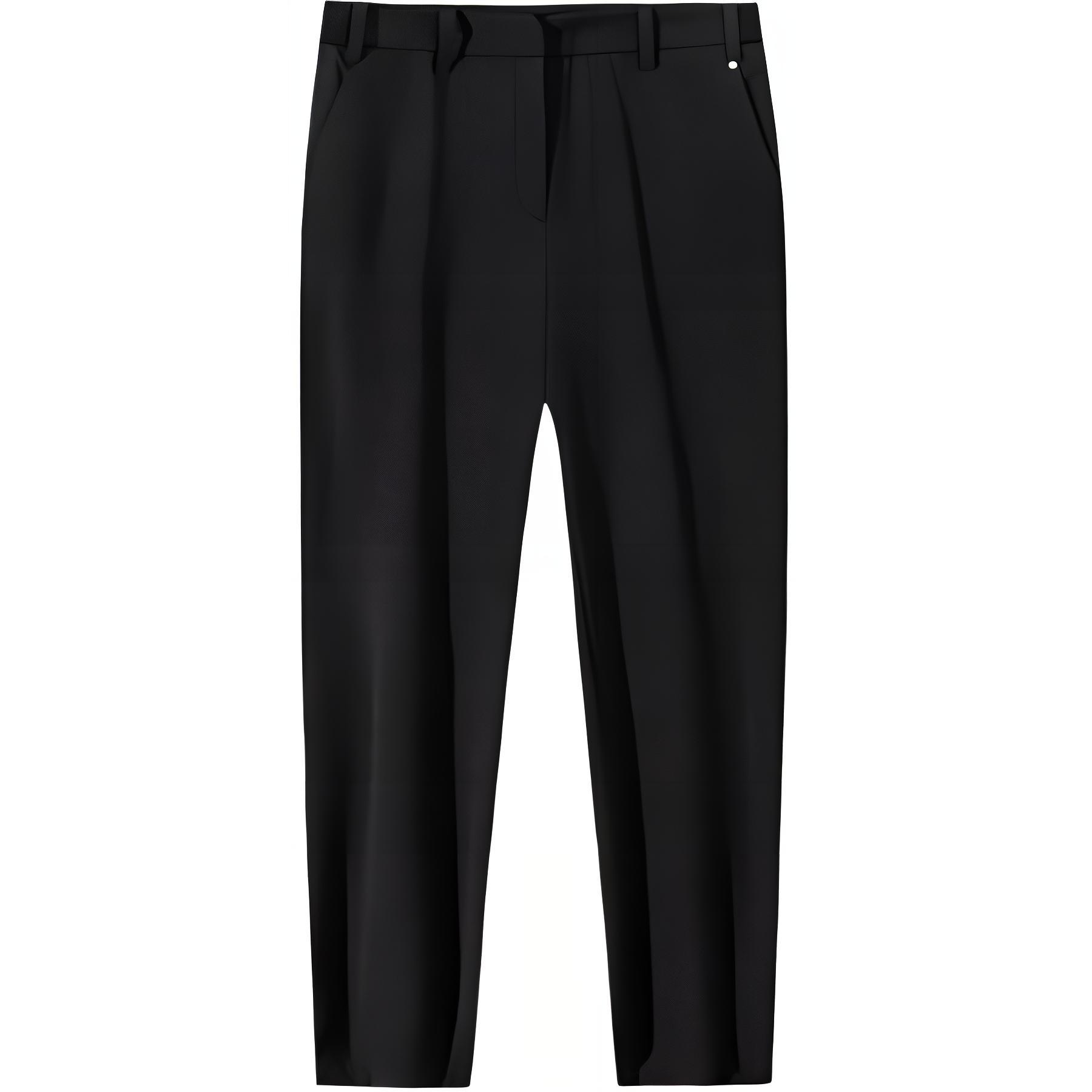 Anta Champion All Weather Collection Comfortable Casual Minimalist Style Fleece Lined Sports Pants Women’s Basic Black