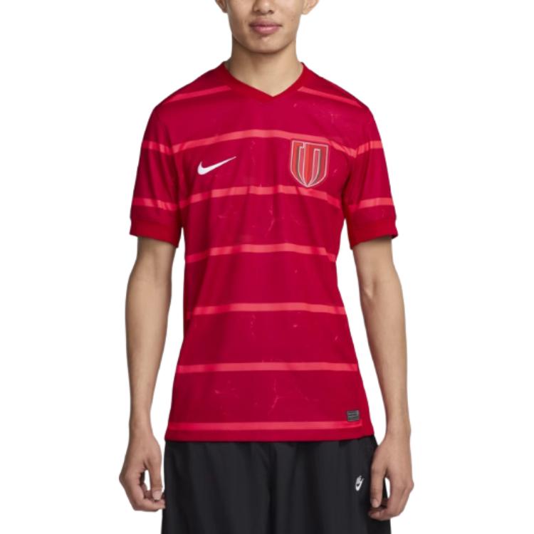Nike Dri Fit Soccer Jersey Men’s Gym Red/Laser Red/White