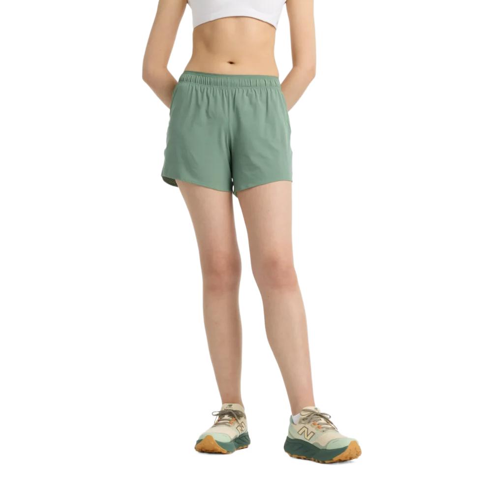 New Balance NB RC Short 5′ Sports Shorts Women’s Green