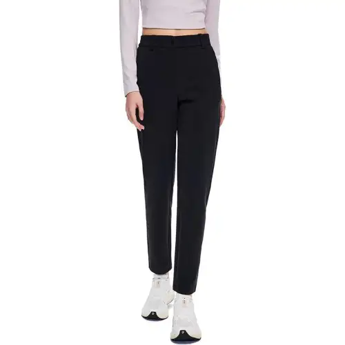 Anta Champion All Weather Collection Comfortable Casual High Rise Minimalist Style Straight Fit Fleece Lined