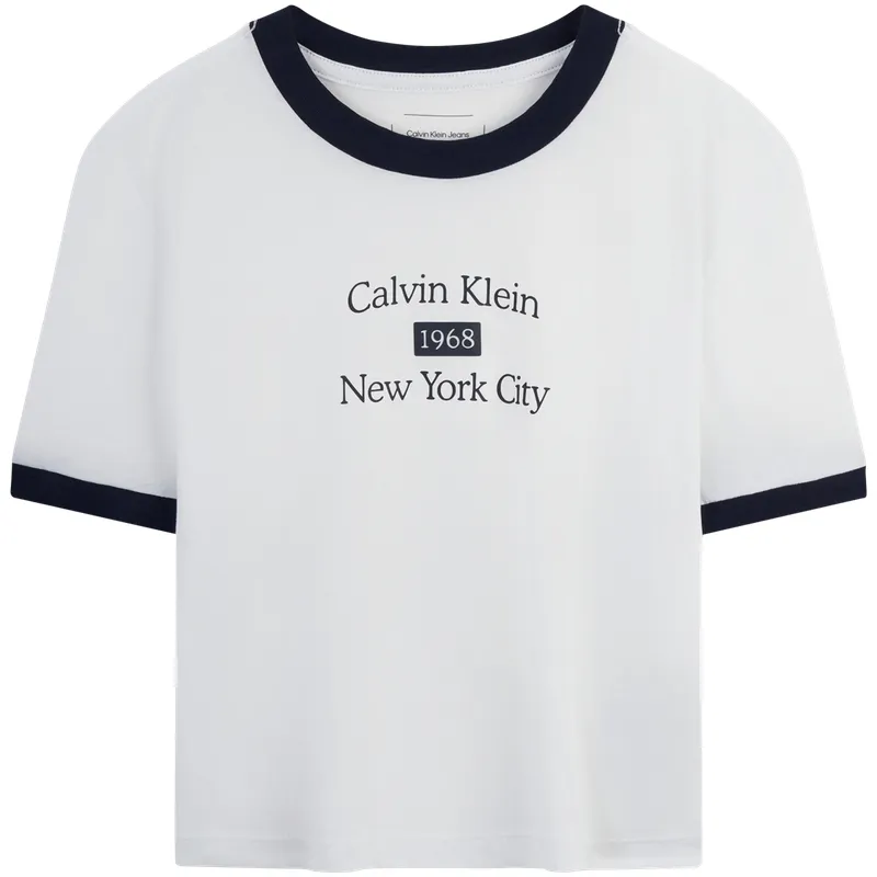 Calvin Klein logo-print cotton T-shirt