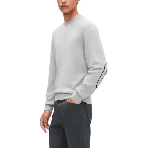 HERMES Cashmere Sweater Men's Gray