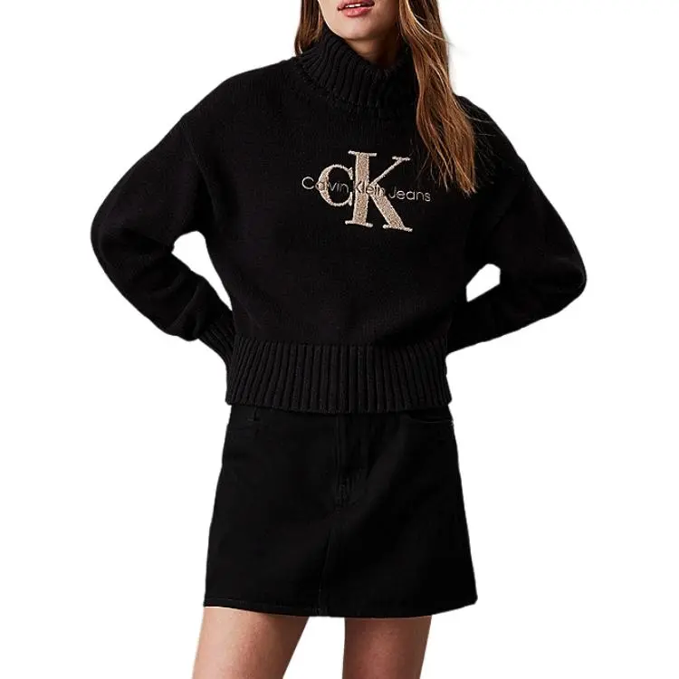 Calvin Klein Logo-embroidered Jumper