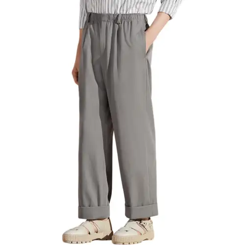 HERMES SS24 Casual Pants Men's Gray