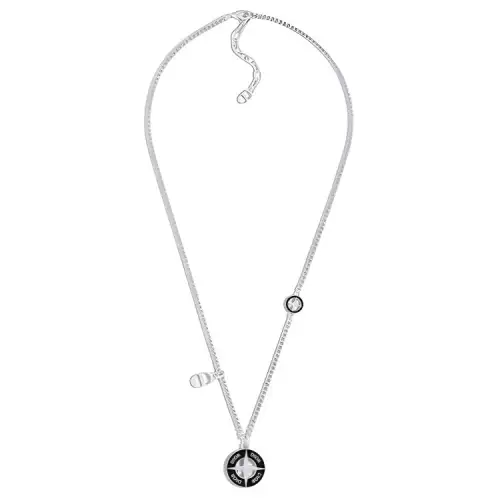 DIOR Resin Necklaces Men's Silver