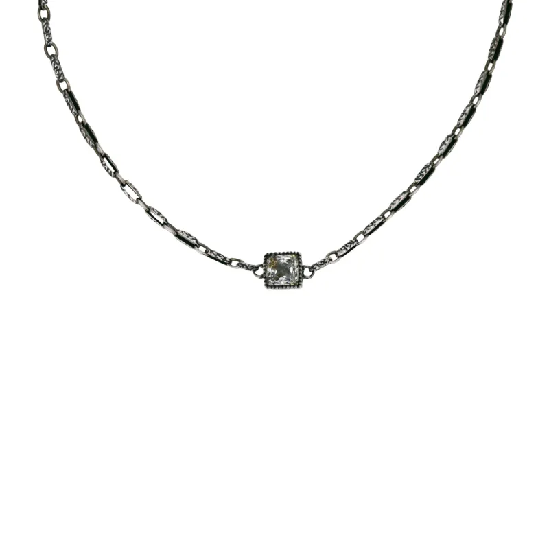 GUCCI G Necklaces Unisex Silver