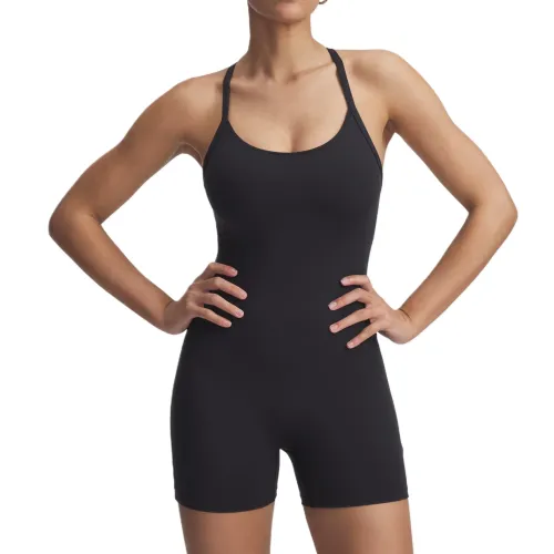 Under Armour Motion Women's Shorts Bodysuit Jumpsuit Women's Black