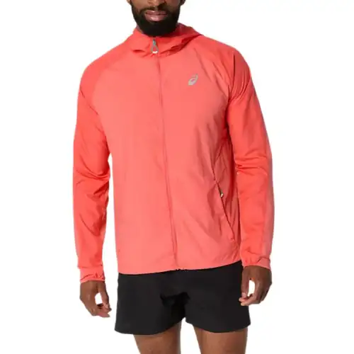 Asics ROAD PACKABLE Jacket Men's Orange