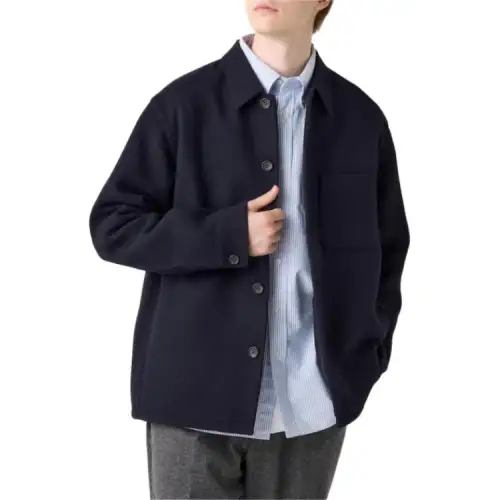 UNIQLO Jackets & Coats Unisex Navy Blue
