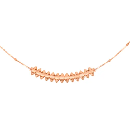 CARTIER CLASH DE CARTIER 18K Gold Necklaces Unisex Rose Gold