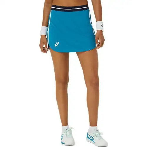 ASICS WOMEN MATCH SKORT Casual Short Skirts Women's Cyan